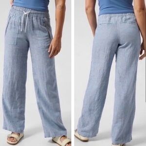 Athleta | Cabo Linen Wide Leg Pants